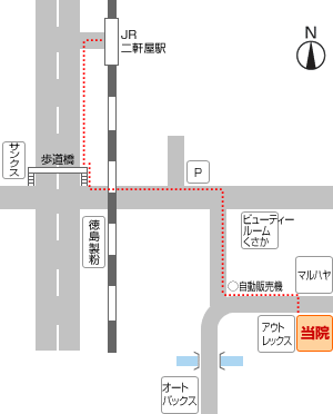 JR�񌬉��w����̌o�H